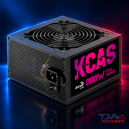 Fonte Aerocool KCAS 800W 80 Plus Bronze