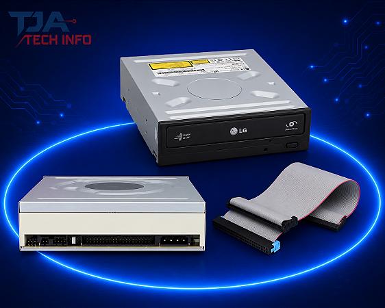 Drive Leitor Gravador Dvd-rw Ide Interno Desktop SEMI TJA Tech Info
