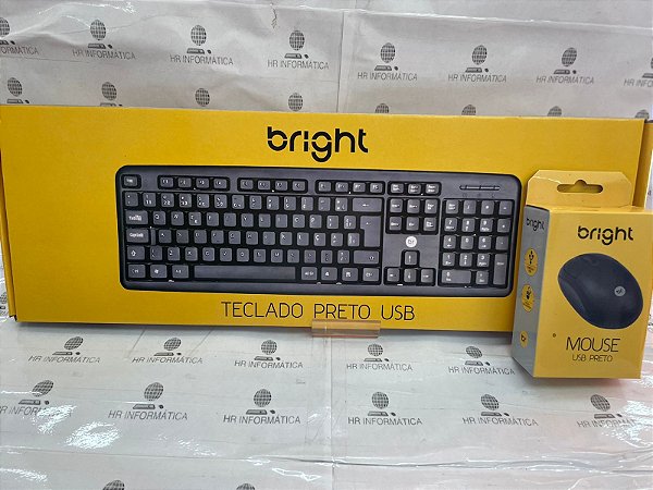 Kit Teclado Mouse Usb Novo C/garantia NOVO