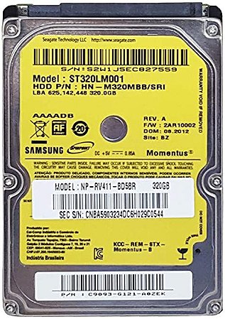 Hd 320gb Notbook Sata2 Interno semi