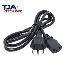 Cabo De Força Energia Atx Tripolar Novo Padrão Monitor Pc NOVO