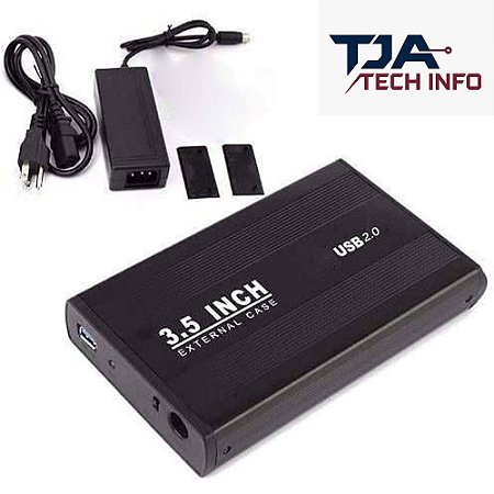 Case de hd pc Gaveta Externa Hd 3.5 Sata Hd Pc 3.5 Usb 2.0 NOVO
