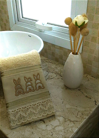 Toalha de lavabo de Páscoa