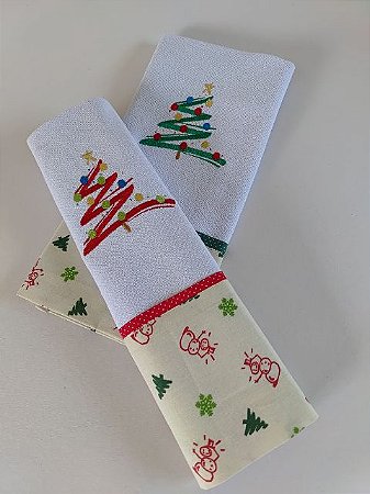 Kit Panos de prato de Natal