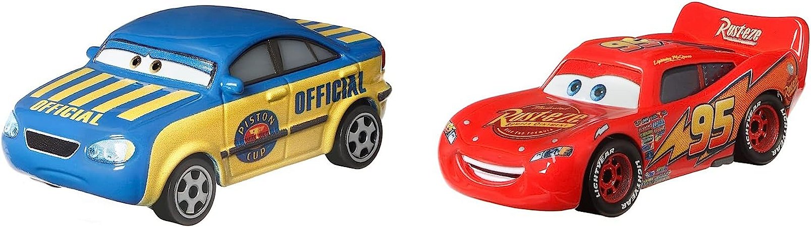 Disney and Pixar Cars 3, Race Official Tom & Lightning McQueen 2-Pack