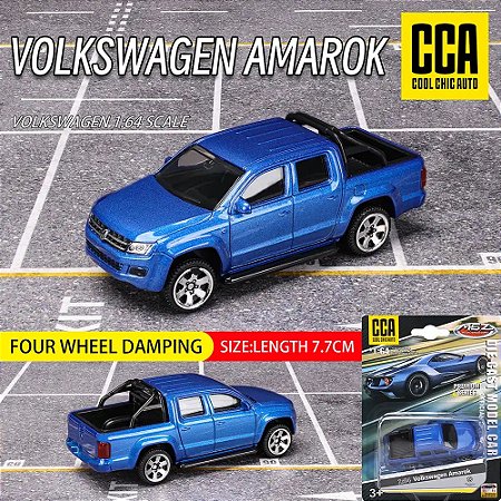 VW Amarok - Azul - Cartela levemente amassada