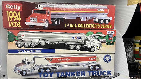 Coleção Caminhão Silverado Toy Trcuker - Mobil , Getty e Exxon - Frete grátis
