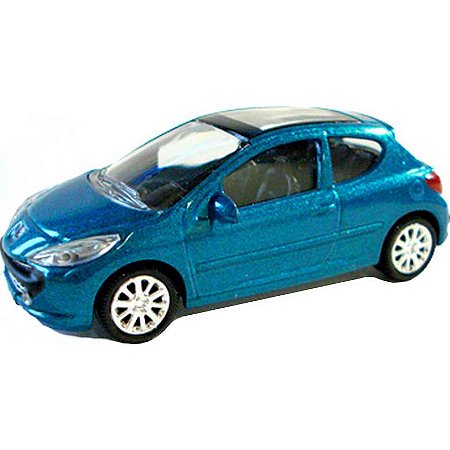 Peugeot 207 azul metálico