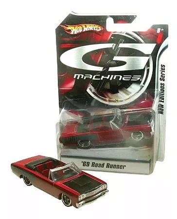 69 Road Runner New Editions G Machines 2008 Hot Wheels 1/50
