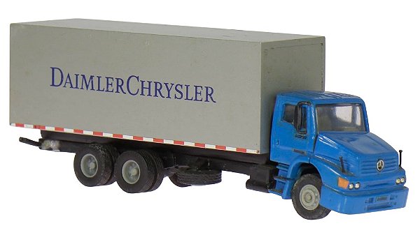 Mercedes Benz L1622 Modeline Bau Aluminio 1/50 - Azul