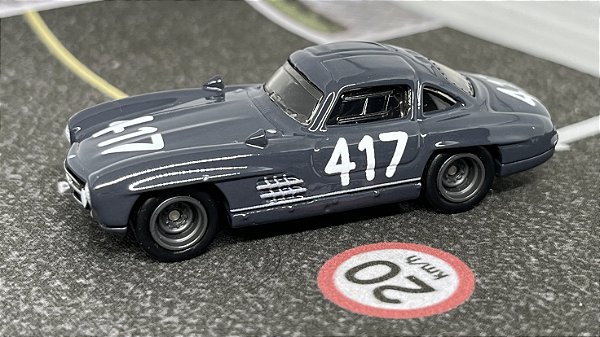 Mercedes Benz 300 SL - Pneu de borracha - PACK 4 Car Culture