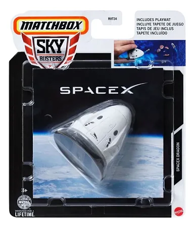 Sky Busters Mattel + Playmat Space X Dragon Hvm42