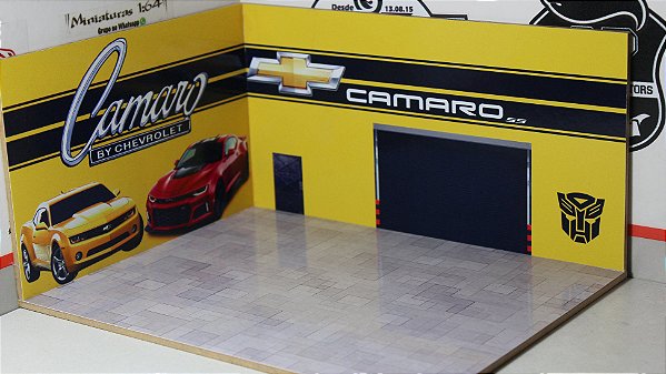 Diorama Camaro - 1/64 - MDF