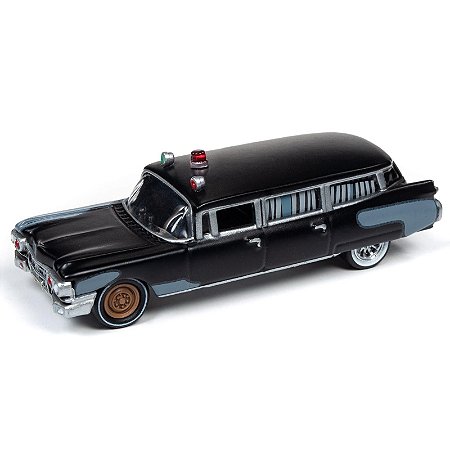 1:64 - 1959 Cadillac Eldorado Ambulance - Ghostbusters - Silver Screen Machines - Johnny Lightning