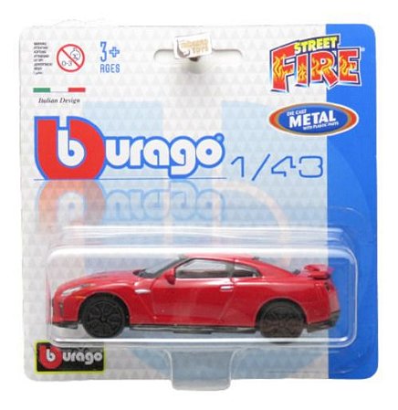 2017 Nissan GTR  - Street Fire  - 1/43 Burago