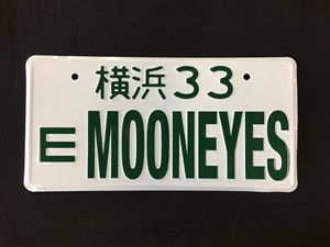 MOONEYES JDM LICENSE PLATE #33