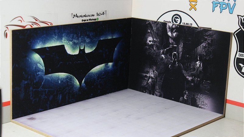 Diorama Batman - 1/64 - MDF