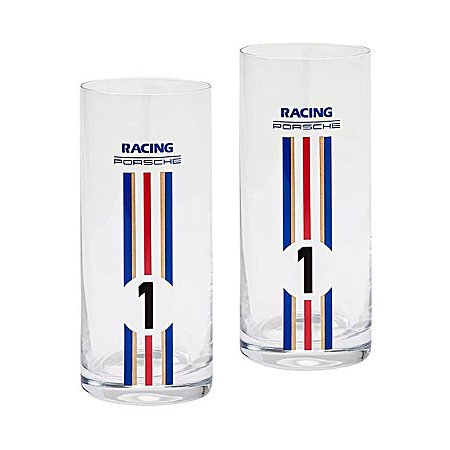 Conjunto  long drink, coleção Racing.