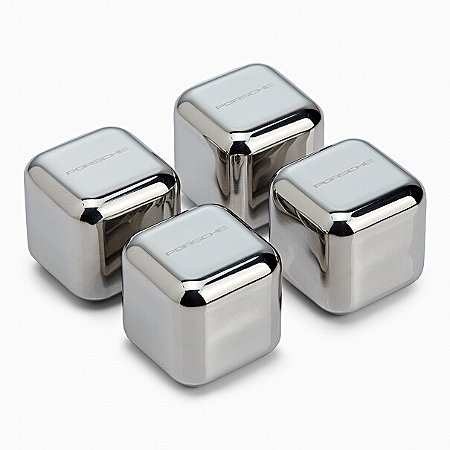 Conjunto de 4 formas de gelo em aço inoxidável