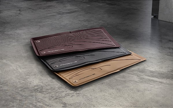 Tapete de Borracha Panamera (G2) - Marsala