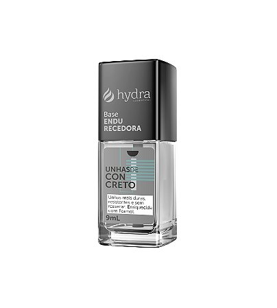 Unhas de Concreto Base Endurecedora 09mL Hydra Cosméticos