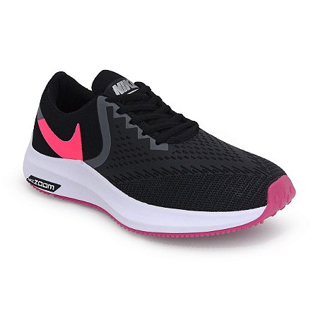 nike zoom feminino preto