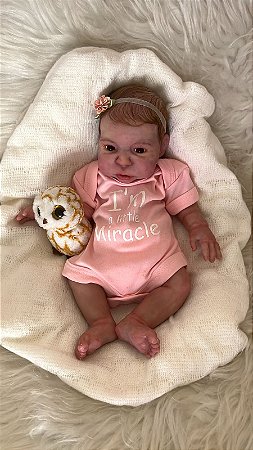 Bebê Reborn de Silicone Sólido Chloe