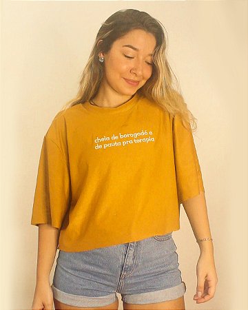 t-shirt - cheia de borogodó e pauta pra terapia