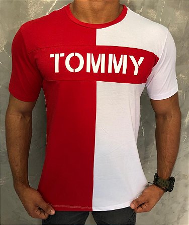 camisa tommy vermelha
