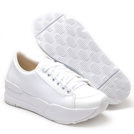 tenis branco de plataforma