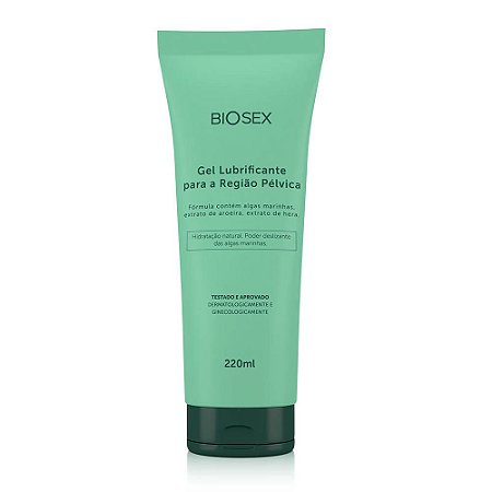 Gel Lubrificante com Hidratação Natural pra Região Pélvica Biosex - 220 ml