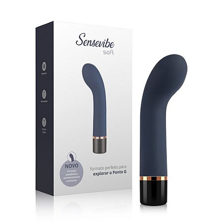 Cápsula Vibratória Multivelocidade Recarregável Sensevibe Soft