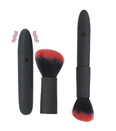 Vibrador de Pincel de Maquiagem Recarregável