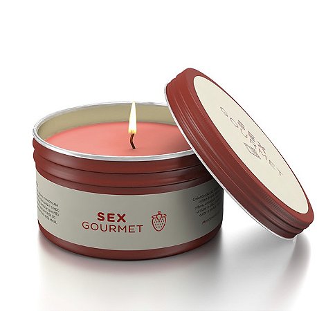 Vela Hidratante Beijável Sex Gourmet  - 70 g