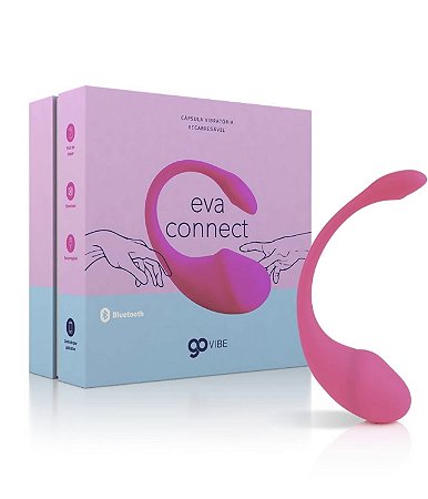 Cápsula Vibratória Multivelocidade Recarregável Go Vibe Eva Connect