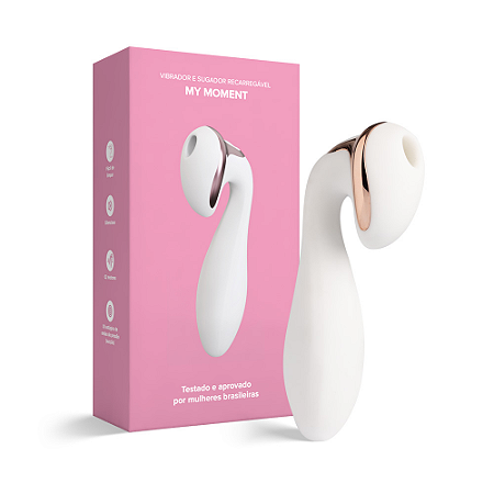 Vibrador e Estimulador Recarregável My Moment