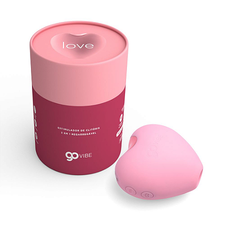 Estimulador de Clitóris Recarregável Go Vibe Love