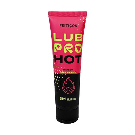 Lubrificante íntimo LUBPRO Hot Melancia - Feitiços 60ml
