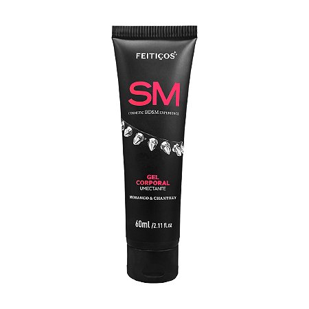 Lubrificante Íntimo SM Morango e Chantily - Feitiços 60ml