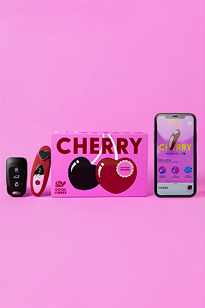 Cherry Calcinha Vibratória com controle de carro e APP a distância