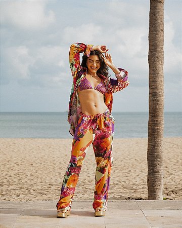 Calça Pantalona Jardim Hype
