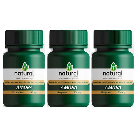 Kit Amora 500mg 30 cápsulas (3 meses)