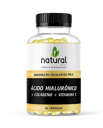 Ácido Hialurônico + Colágeno + Vitamina C