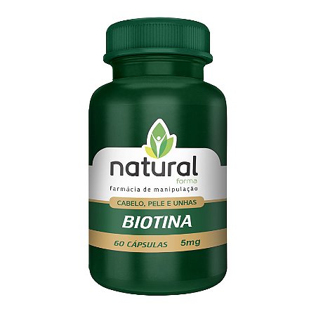 Biotina 5MG 60 Cápsulas