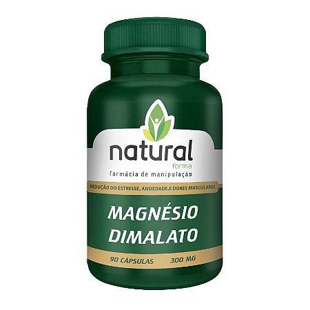 Magnésio Dimalato 300MG 90 Cápsulas
