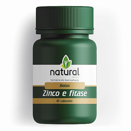 Zinco e Fitase 50MG 10 Cáspsulas - Natural Forma | Farmácia de Manipulação  Online