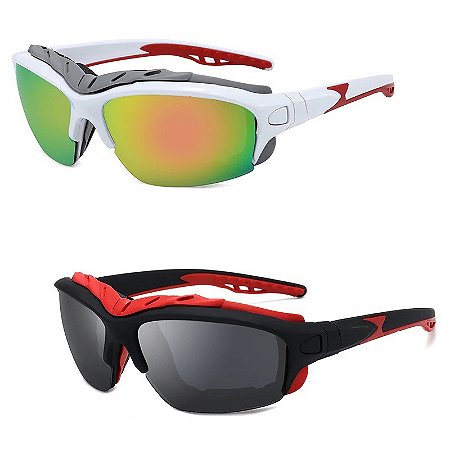 Óculos De Sol Ciclismo Esportivo Espelhado Kit 2 Unidades - pendulari | Óculos  Esportivos, Relógios e Acessórios - Envio em 24h | Produtos Originais |  Ofertas Exclusivas!