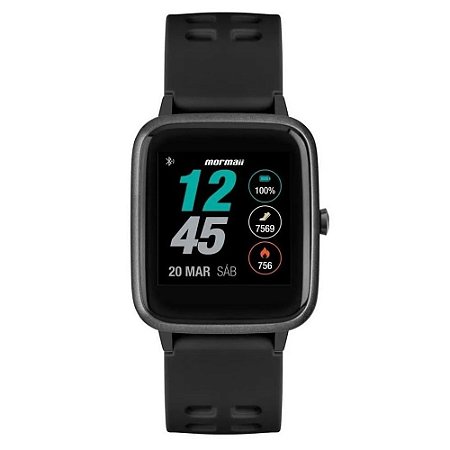 Relógio Digital Inteligente Feminino Smartwatch Black