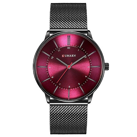 Relógio Masculino Social Ultra Fino Original Curren Metálico