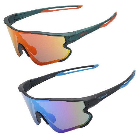 Kit 2 Óculos Bike Ciclismo Esportivo Beach Tennis Elleven Uv